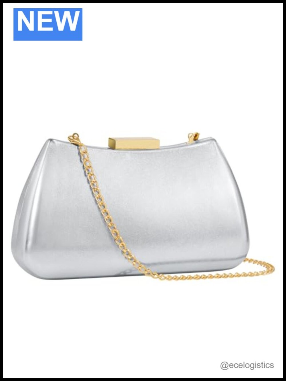 Evening Clutch with Detachable Chain Strap Handbag Crossbody Posh